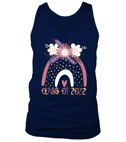 class of 2022 colorful rainbow Men's Tank Top
