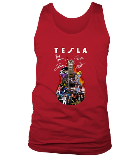 Tesla Guitar Tank Top Unisex