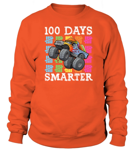 100 Days Of School Dabbing Monster Truck Smarter Women's Sweatshirt