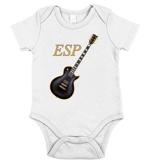 Guitar ESP T shirt Short Sleeve Baby One-Piece