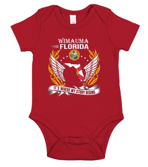 Wimauma Florida  Its where my story begins Short Sleeve Baby One-Piece