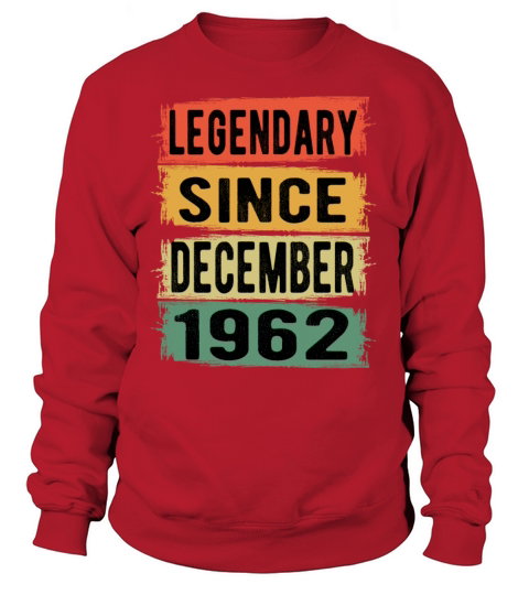 Birthday Retro Legendary December 1962 Women's Sweatshirt
