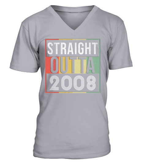 Straight Outta 2008 Men's V-Neck T-shirt