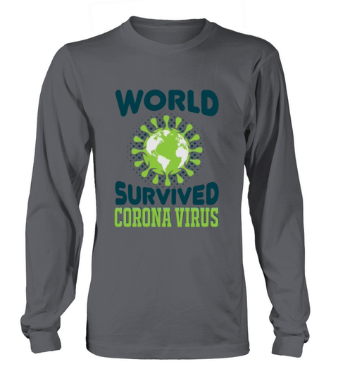 World Survived Corona Virus Women's Long Sleeve