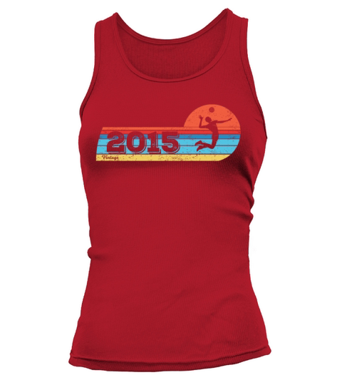 Volleyball-players Vintage 2015 Birthday game Women's Tank Top