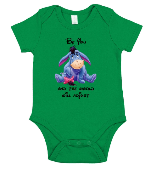 Eeyore be you and the world will adjust shirt - Unisex Long Sleeve Short Sleeve Baby One-Piece