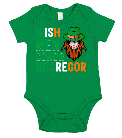 Irish men conor mcgregor Short Sleeve Baby One-Piece