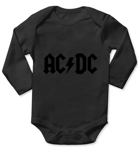 Acdc Long Sleeve Baby One-Piece