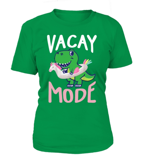 Vacay Mode Cute Dino Dinosaur Funny Family Vacatio Women's T-Shirt