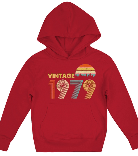 Vintage 1979 Kids Hoodie