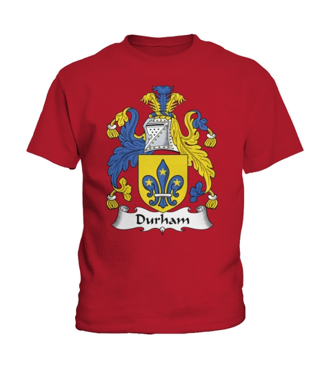 Durham Family Crest / Coat of Arms British Family Crests Kids T-Shirt