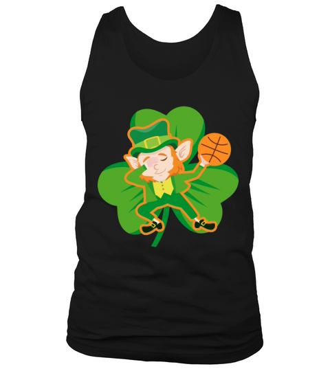 Dabbing Leprechaun Basketball Funny St Patricks Tank Top Unisex