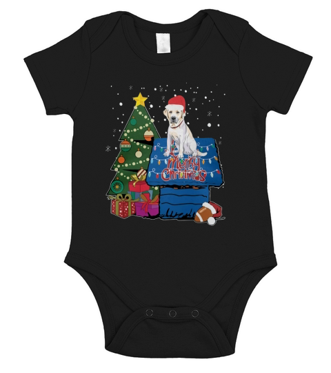 Labrador Retriever Ugly Sweater Weihnachten Short Sleeve Baby One-Piece