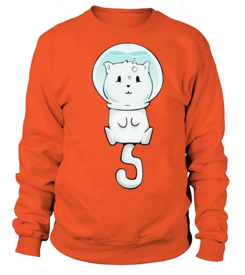 Astronaut Cat Aquarium Head Cute Astrocat Space Women's Sweatshirt