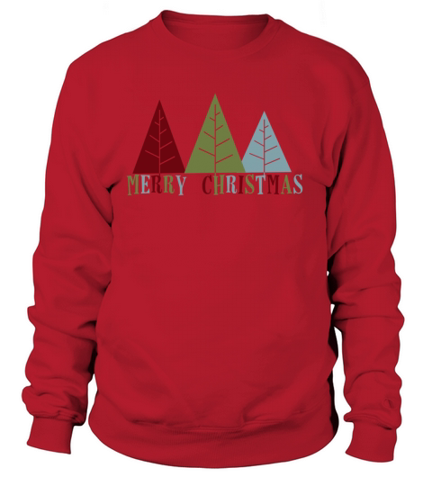 Merry Christmas Trees Women's Sweatshirt