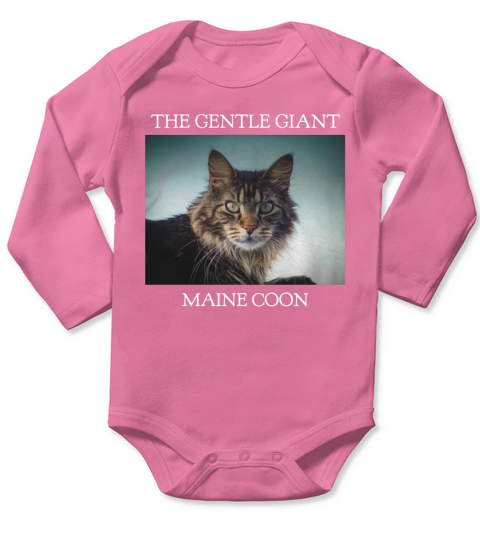 Gentle Giant Maine Coon Long Sleeve Baby One-Piece