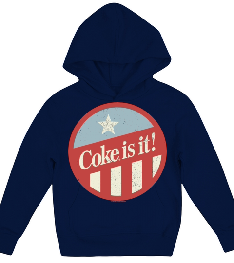 Coca-Cola Coke It Is Circle LogoGift Tee Kids Hoodie
