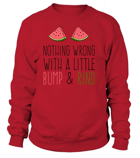 Watermelon Bump and Rind Women's Sweatshirt