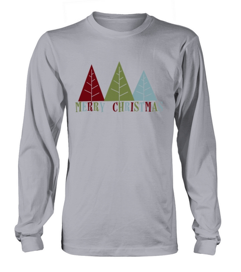 Merry Christmas Trees Women's Long Sleeve