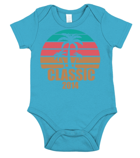 Classic 2014 Behind The Trees Distressed Design An Short Sleeve Baby One-Piece