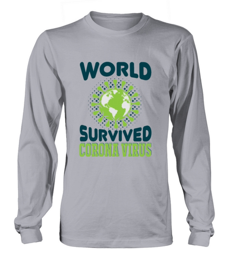 World Survived Corona Virus Men's Long Sleeve