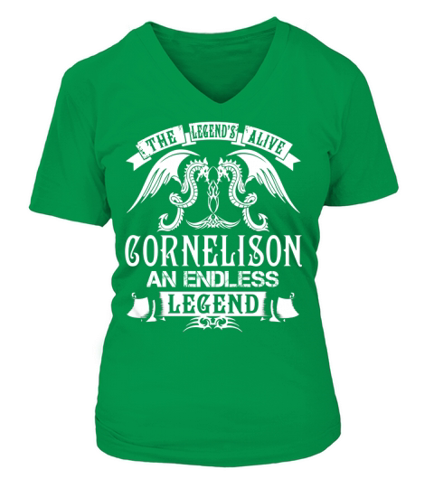 CORNELISON Shirts - The Legend is Alive CORNELISON An Endless Legend Name Shirts V-neck T-Shirt Woman
