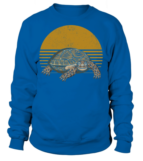 Vintage Tortoise Lover Retro Turtle Women's Sweatshirt