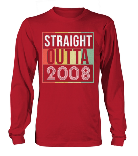 Straight Outta 2008 Men's Long Sleeve