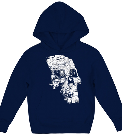Horror tee Kids Hoodie
