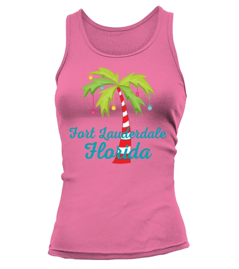 Fort Lauderdale Florida Christmas Women's Tank Top