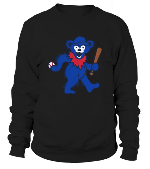 Grateful Dead Dancing Bear Baseball shirt Sweatshirt Unisex
