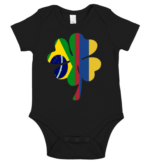 Happy St Patrick’s Day Colombia and Brazil 2020 Nationality Short Sleeve Baby One-Piece