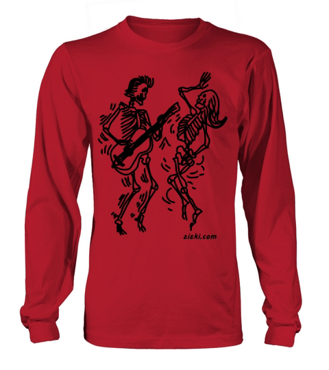 Skeletons Dancing Women's Long Sleeve