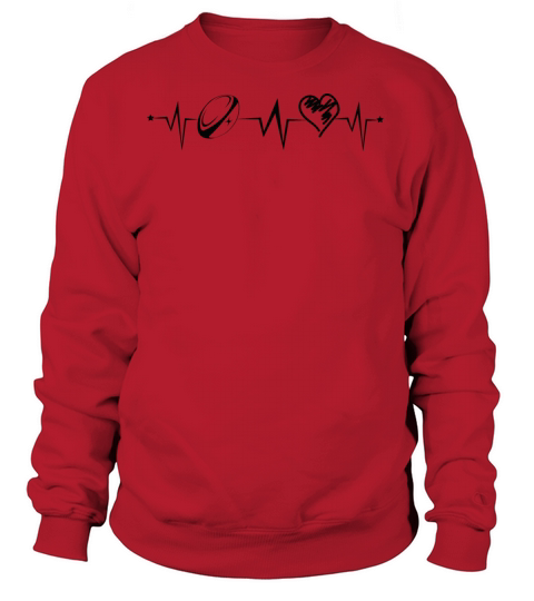 Rugby Heartbeat Player Motivation Women's Sweatshirt