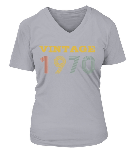 Vintage 1970 Women's V-Neck T-shirt