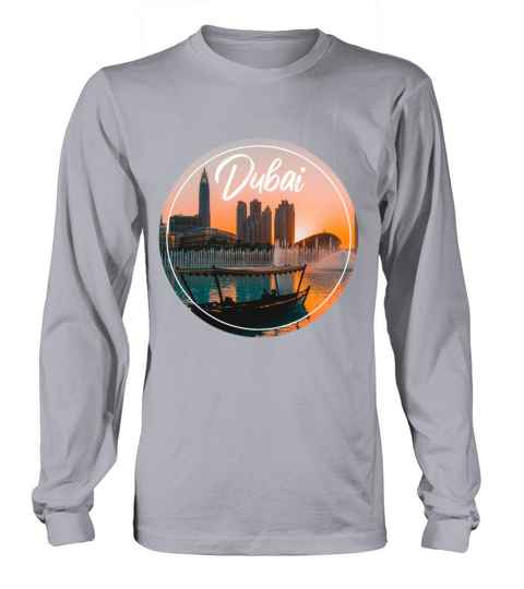 Sunny Dubai Skyline United Arab Emirates Women's Long Sleeve