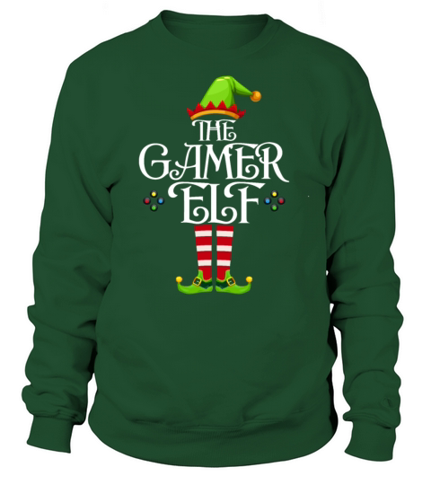Im The Gamer Elf Family Matching Christmas Women's Sweatshirt