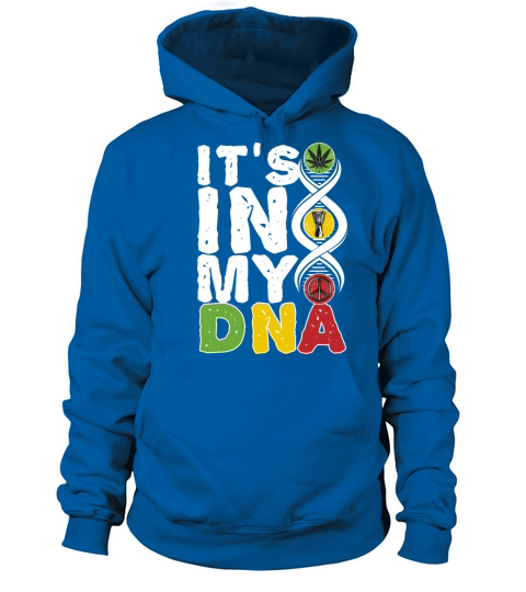 Its In My DNA Fingerprint Gift for Reggae Music Women's Hoodie