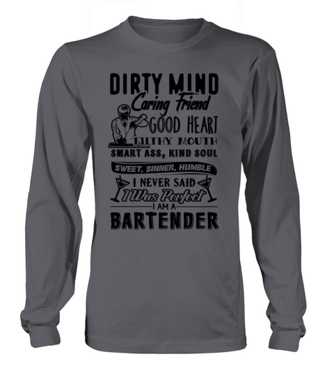 I Am A Bartender Shirt Men's Long Sleeve