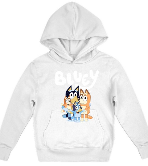 Cute bluey Family Kids Hoodie