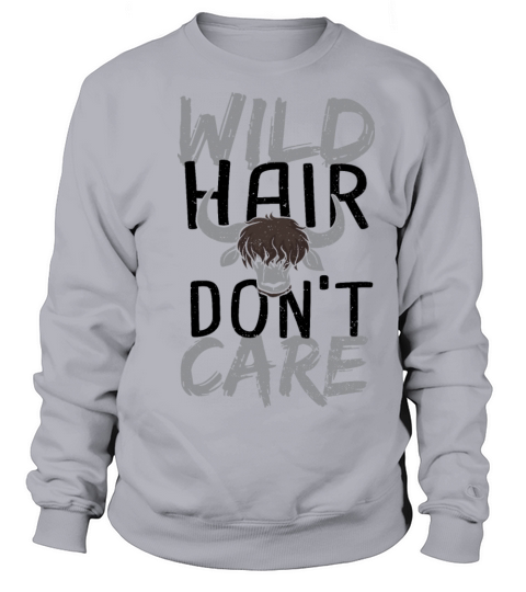 Wild Hair Dont Care - Cow Men's Sweatshirt