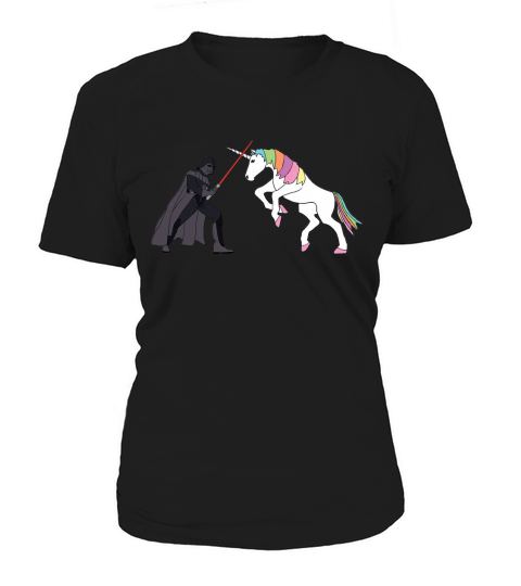 Darth Vader Vs Unicorn Women's T-Shirt