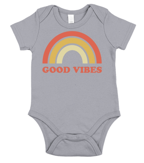 good vibes Short Sleeve Baby One-Piece
