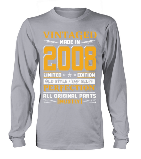 Vintaged Made In 2008 Limited Editon Women's Long Sleeve