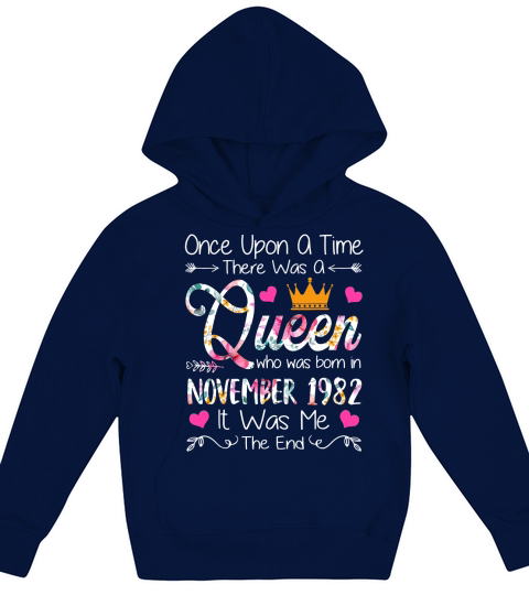 Queen-  Birthday On November 1982 Kids Hoodie