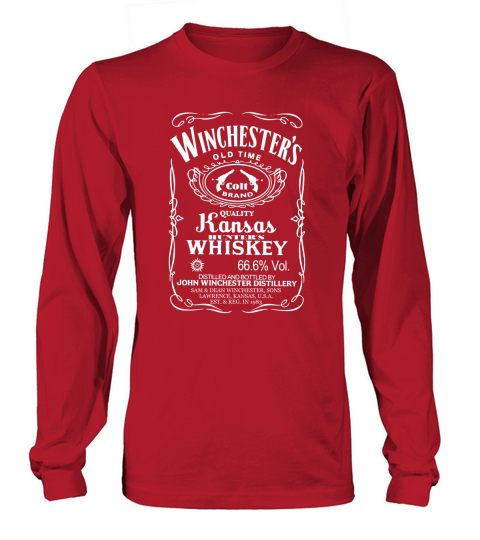 Winchesters Whiskey Long sleeved Unisex