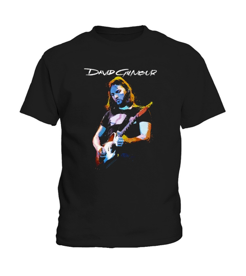 Popfunk David Gilmour Pink Floyd Guitar Kids T-Shirt