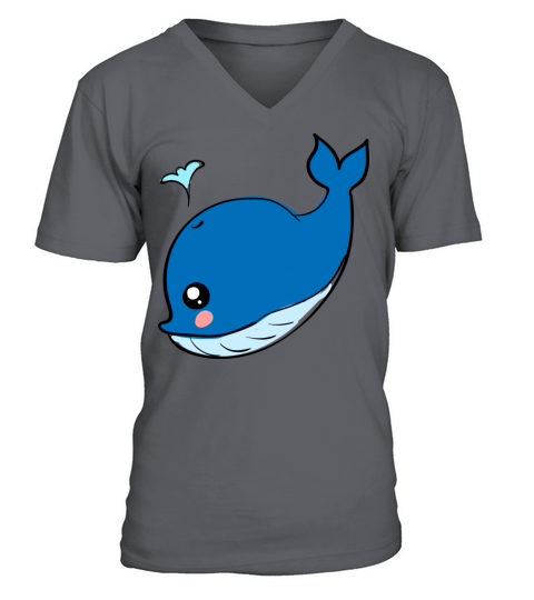 Little whale Men's V-Neck T-shirt