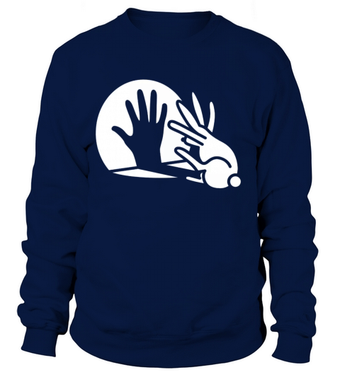 hand shadow rabbit Women's Sweatshirt