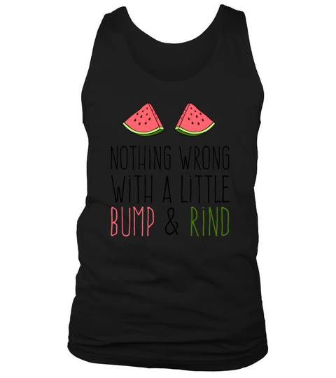 Watermelon Bump and Rind Men's Tank Top